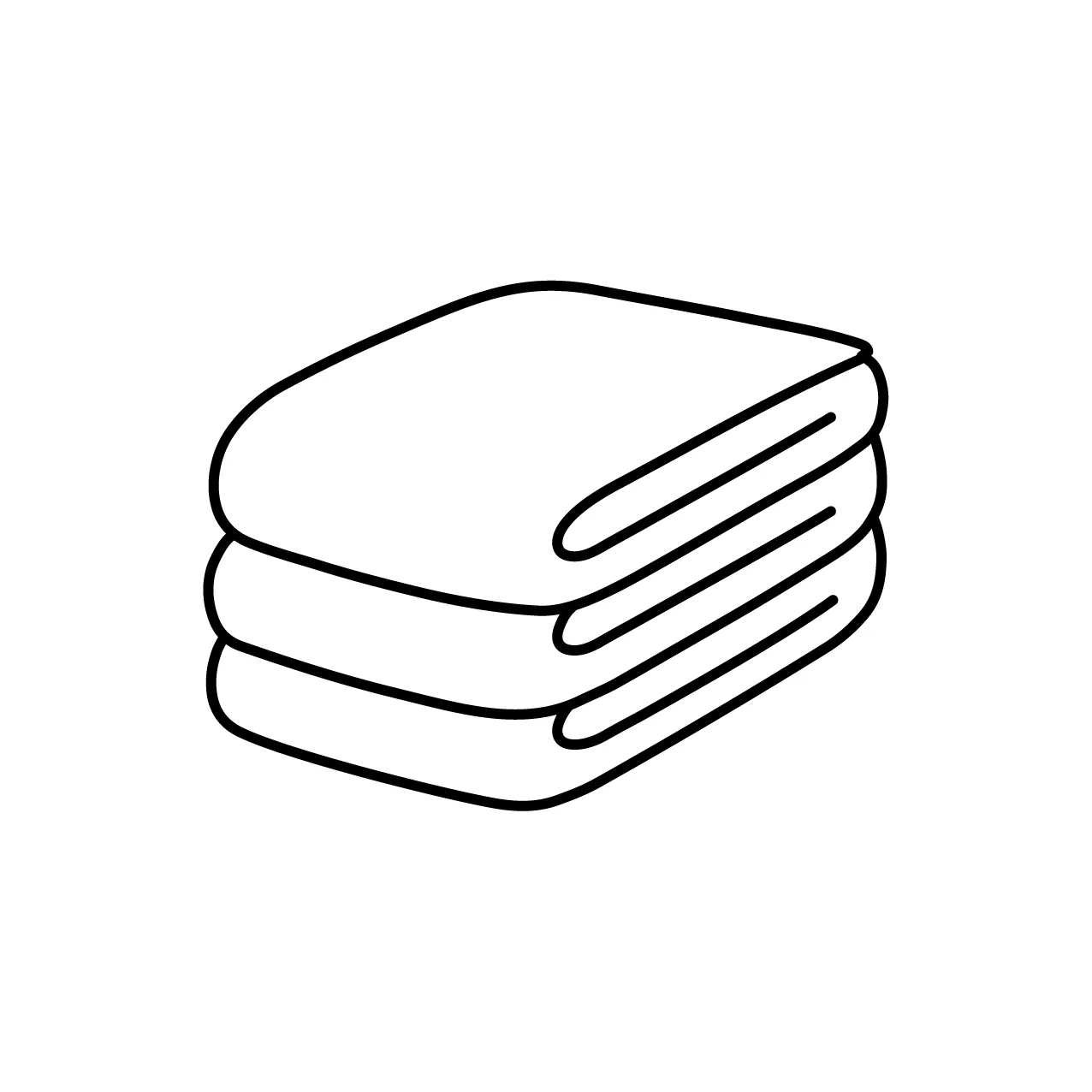 タオルのイラスト