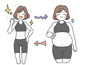 リバウンドを繰り返してる女性