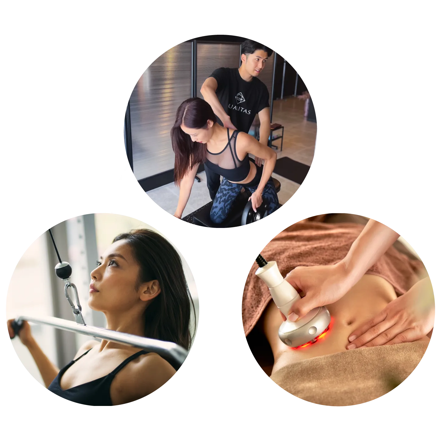 QUALITASホームページ内画像8 | 外苑前のパーソナルジム|QUALITAS青山外苑前店 表参道・外苑前エリアのパーソナルジムQUALITAS青山外苑前店で提供しているサービス詳細を説明する画像