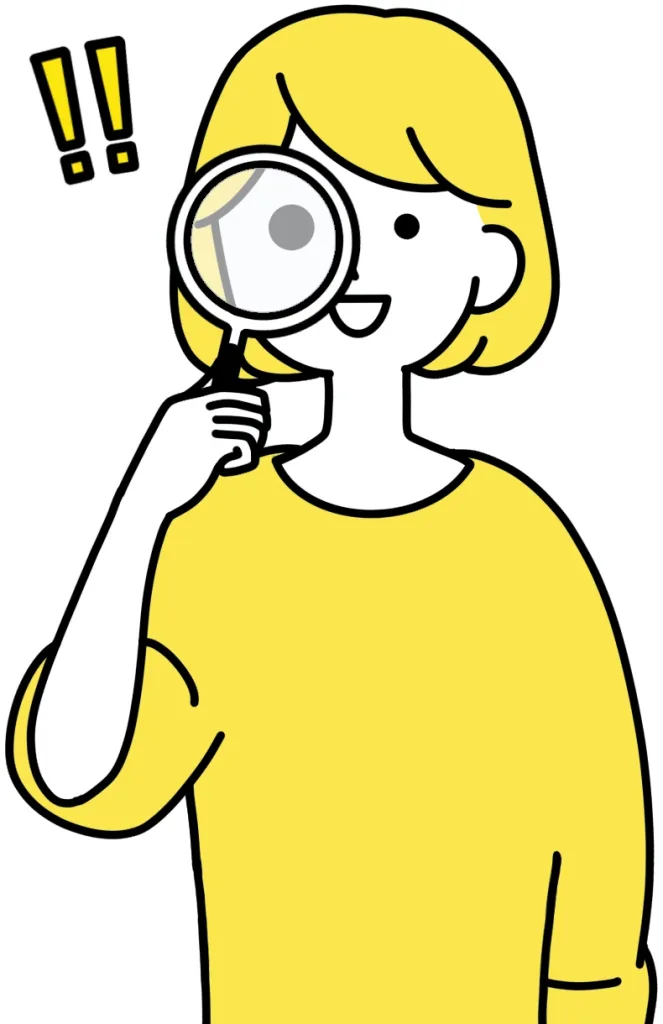 2666657 | 外苑前のパーソナルジム|QUALITAS青山外苑前店 虫眼鏡を持って発見してる女性