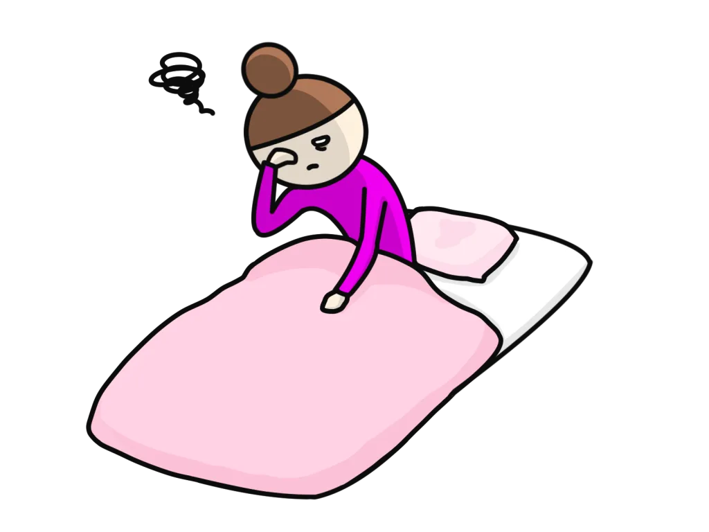 睡眠不足の画像